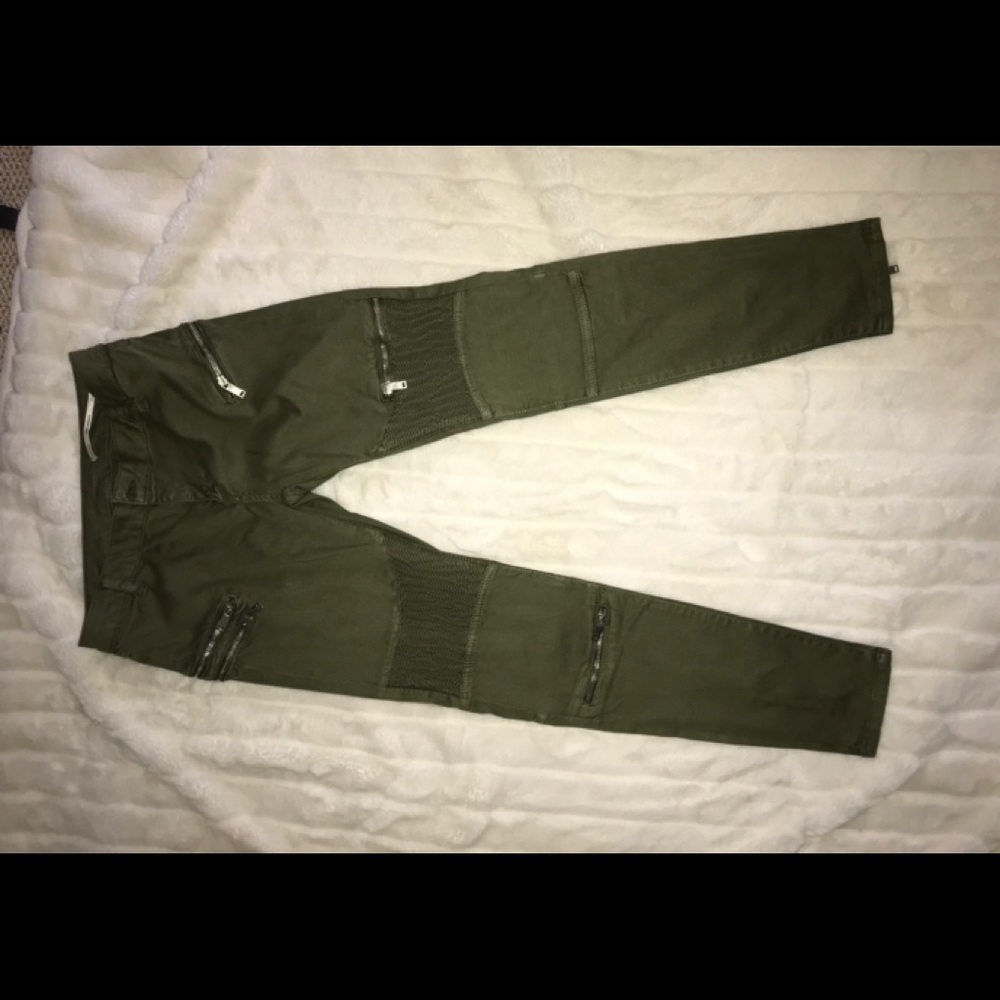 Zara Moto Skinny Pants